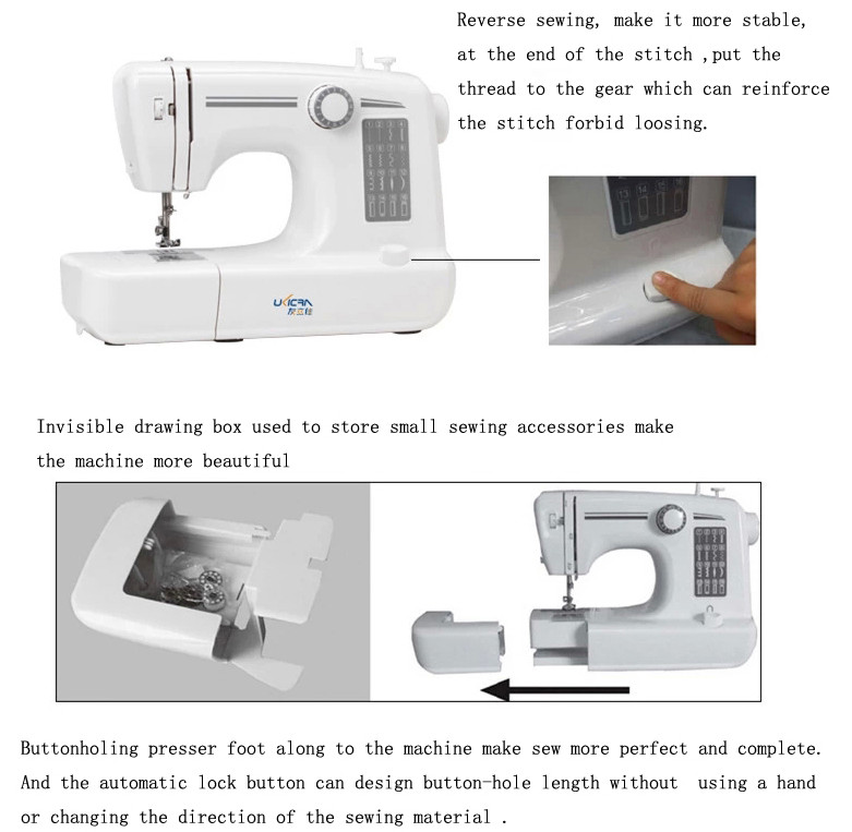 Advanced ABS Metal Business Opportunities Automatic Threading Buttonhole Sewing Machine