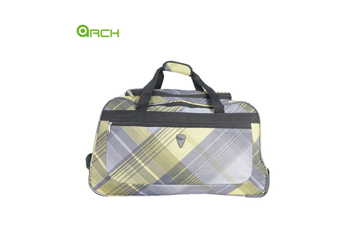 Rolling Luggage Bag 600d Printing Wheeled Duffle with Skate Wheels