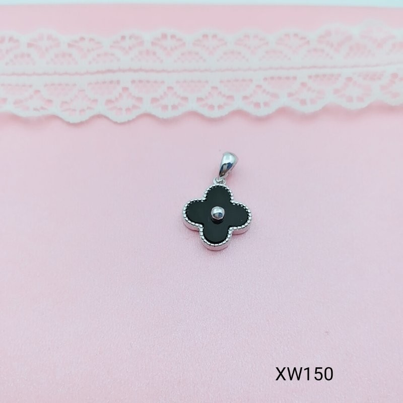 925 Sterling Silver Star Moon CZ Charm Choker collarbone chain necklace WY150