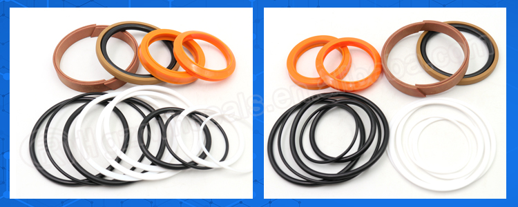 Earthmoving Dipper Seal Kit Phenolic Fabric For JCB 3DX 332Y/6023