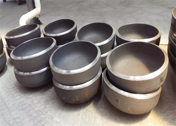 15mm 30mm Carbon Steel Pipe Cap 12 Inch Pipe Cap Oiled Coating 60mm Thickness