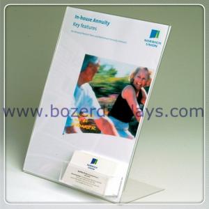 Buy cheap A4 Print Holder With Business Card Pocket product
