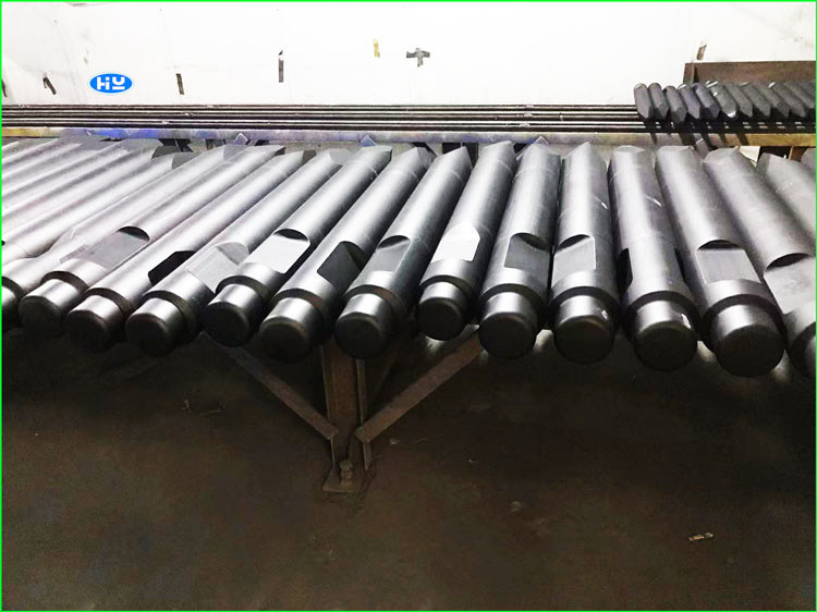 Flat Head 75mm Hydraulic Breaker Drill Rod 75mm Hammer Chisel SY95C-9 Excavator