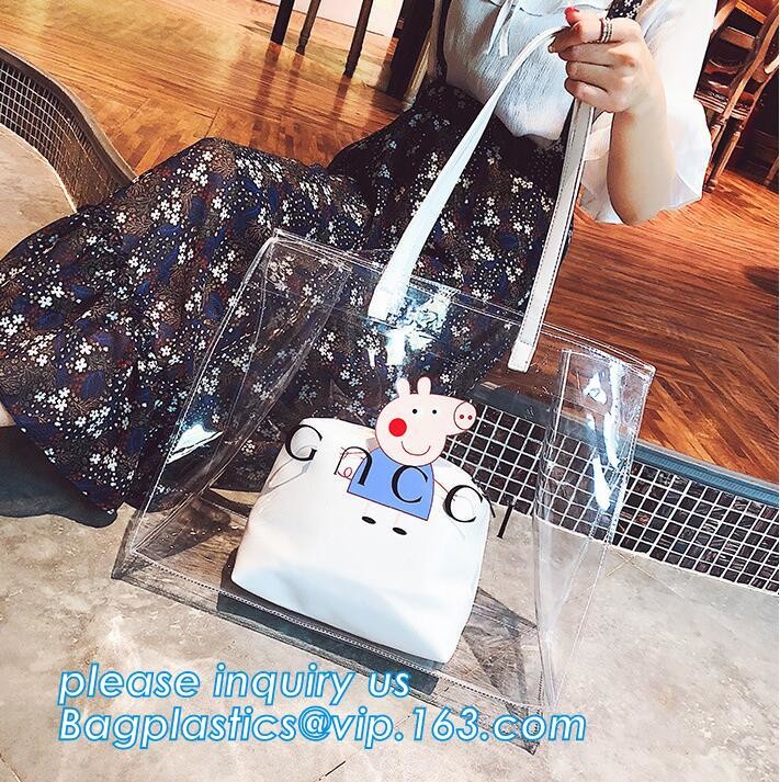 shiny pvc shopping shoulder tote bag for women, Shiny PVC Bag Tote Bag Handbag Shoulder Bag, handbag waterproof shoulder