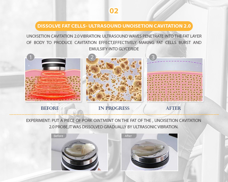 7 In 1 Vacuum Cavitation Machine Body Slimming RF Laser Beauty Instrument