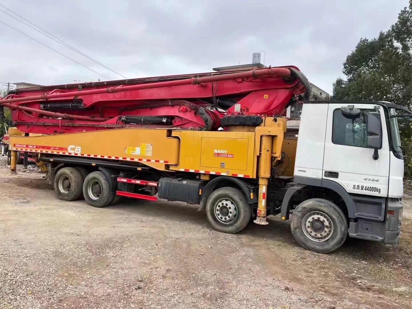 Industrial Sany Concrete Cement Pump Truck Equipment High Performance