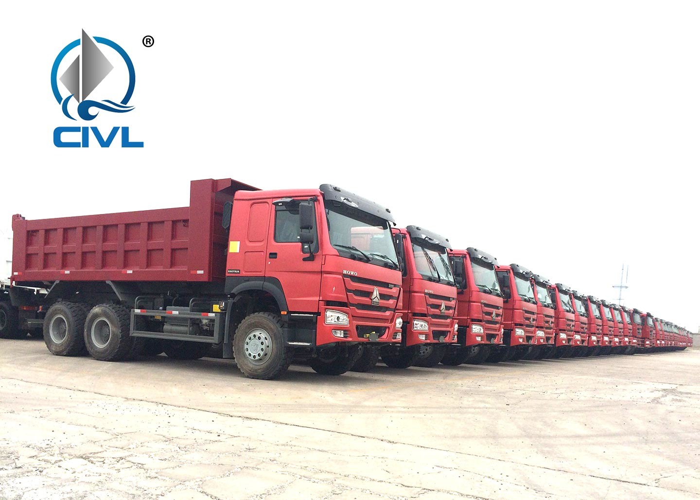 10 Wheel Dump Truck Heavy Duty Dump Truck 371HP 6x4 Drive Wheel , Loading 35-40t