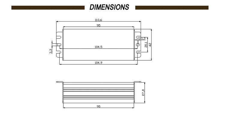 Energy Saving 90v Led Driver Over Temp OVP / OCP / SCP / OTP Protection