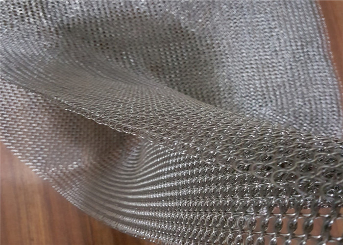 22mm Round Silver Stainless Steel Chainmail Ring Mesh Curtain