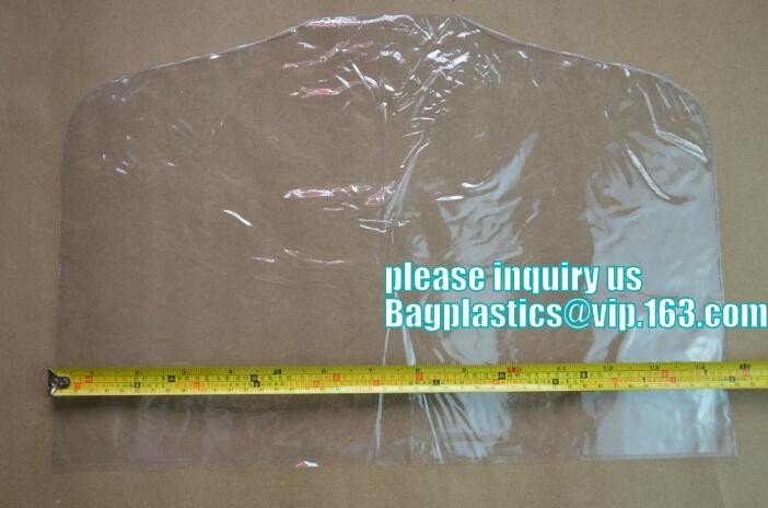 garment packaging bag cover dry clean poly garment bag rolls,laundry dry cleaning garment bag,Clear Polythene 21x4x54'',