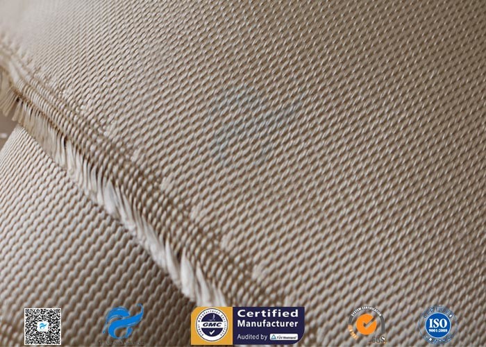 12HS Silica Fabric Welding Blanket Splash Protection High Silica Cloth Brown