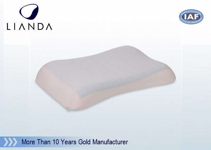 Flat Breath Contour Cooling Memory Foam Pillow Gel 80D Medium Soft 50×30×7 CM