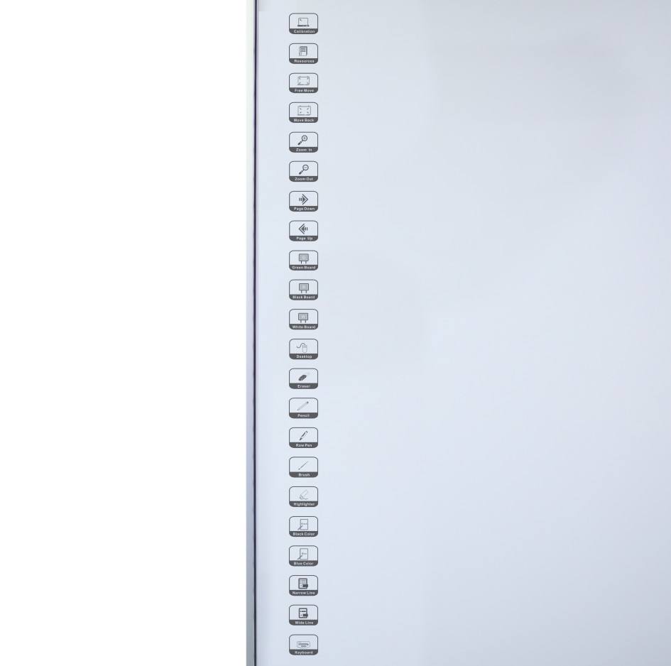 Multi Functional All In One Infrared Smart TV Interactive Whiteboard For Training Teaching RoHS CE