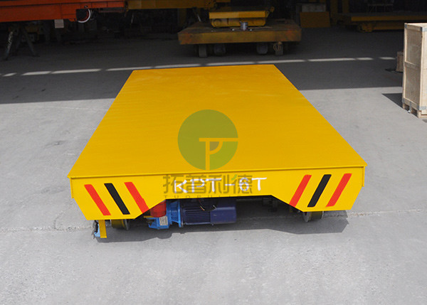 5t manpower rail transport platform cart for warehouse cargo material handling
