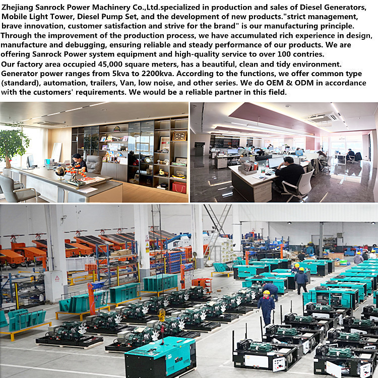 Silent Generator Diesel Hospitals Backup Power Diesel Generator Air Cooled Silent Diesel Generator