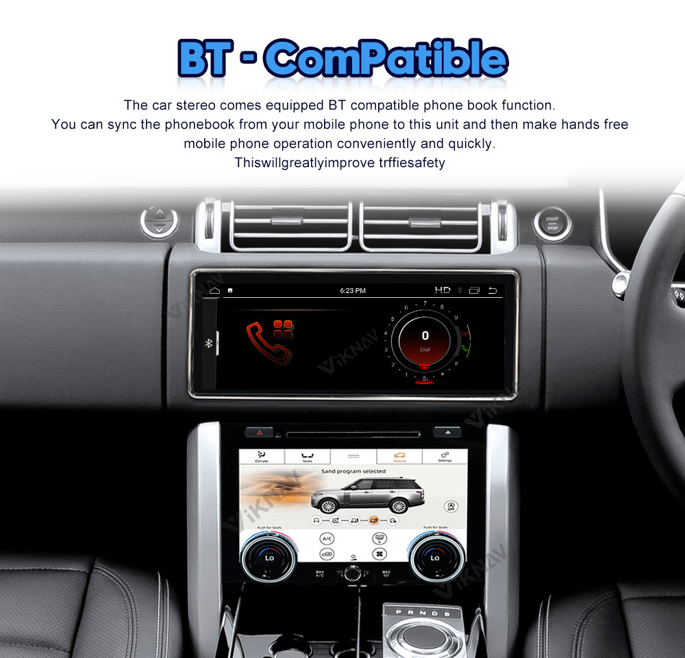 Range Rover vogue L405 Right Hand Driving car radio touch AC screen GPS Navigation carplay
