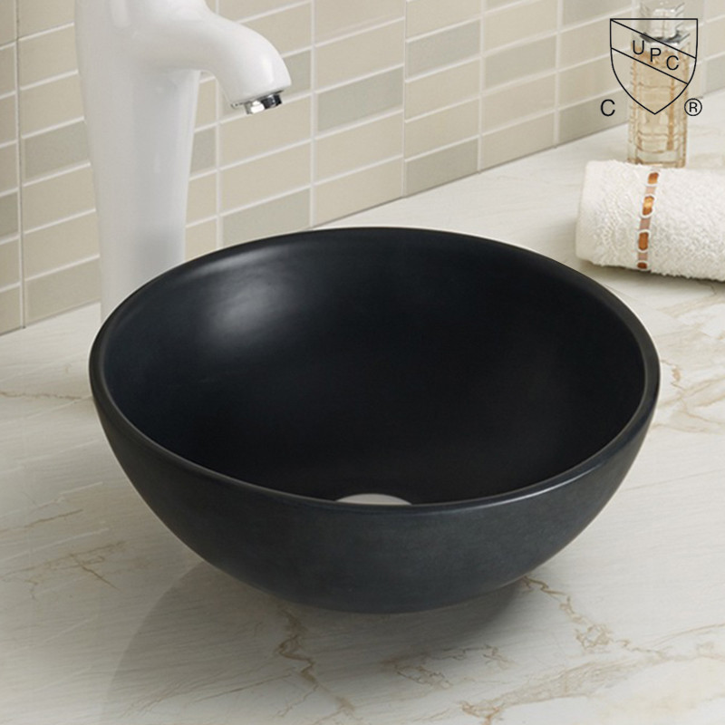 Painted Matt Color New Vanity Bathroom Top Mount Basin Laboratory Round Ceramic Sink