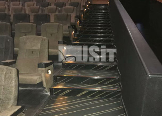 LED Aluminium Wall Recessed Cinema Step Light Modern Attractive Style