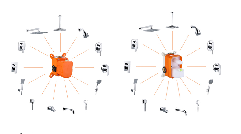 OEM Concealed Basin Mixer