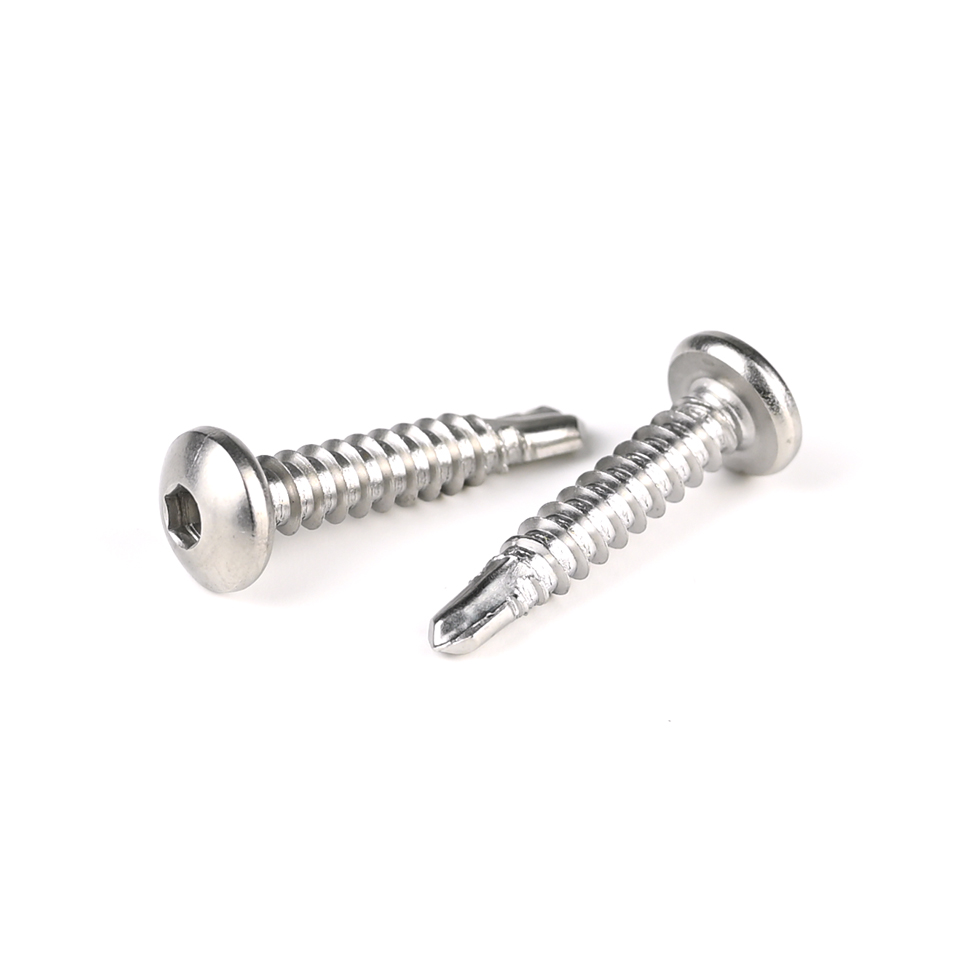 Stainless Steel Hex Socket Pan Head Self Drilling Screw for Metric Measurement System