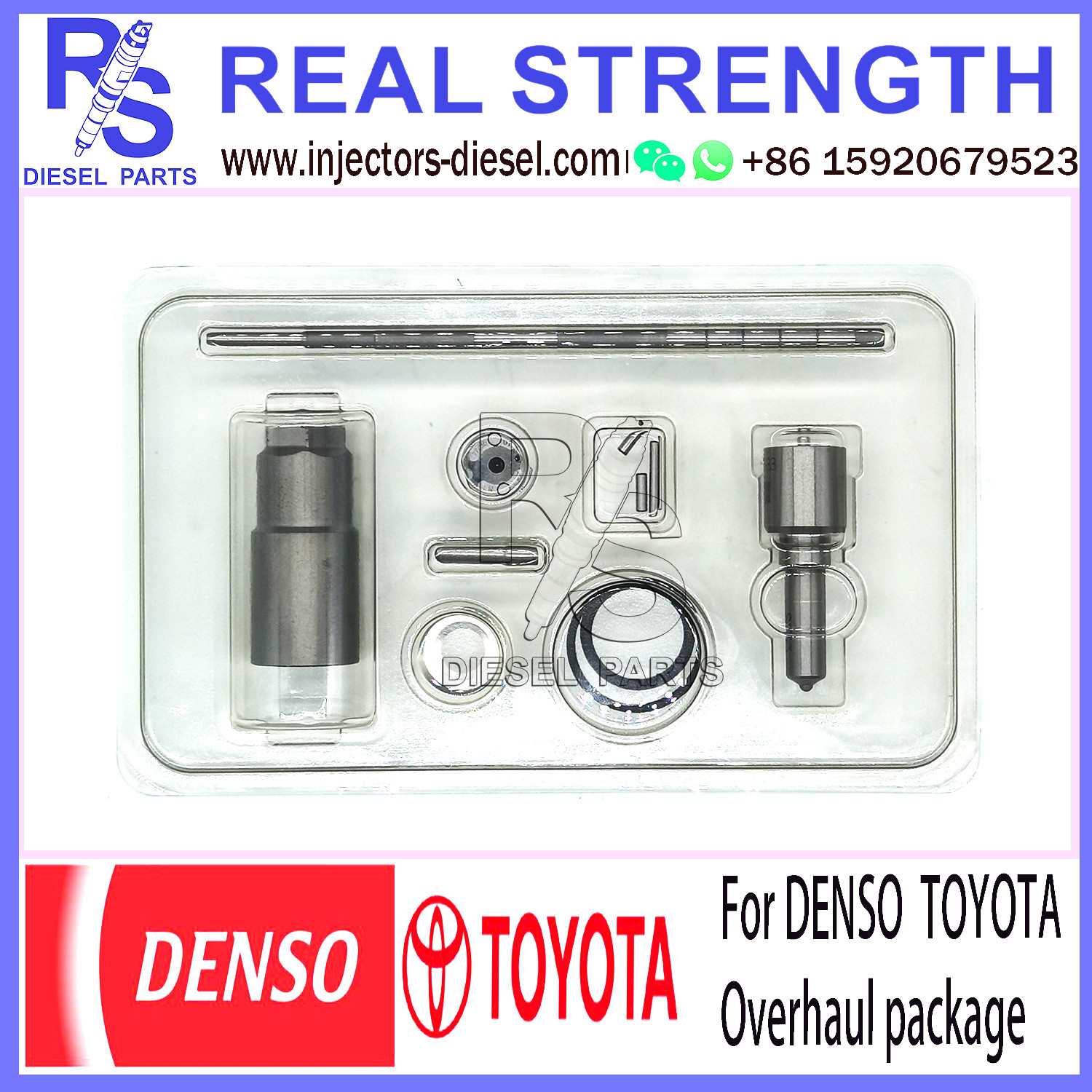 Original Injector Repair Kit / Fuel Injector Rebuild Kit For DENSO TOYOTA Series