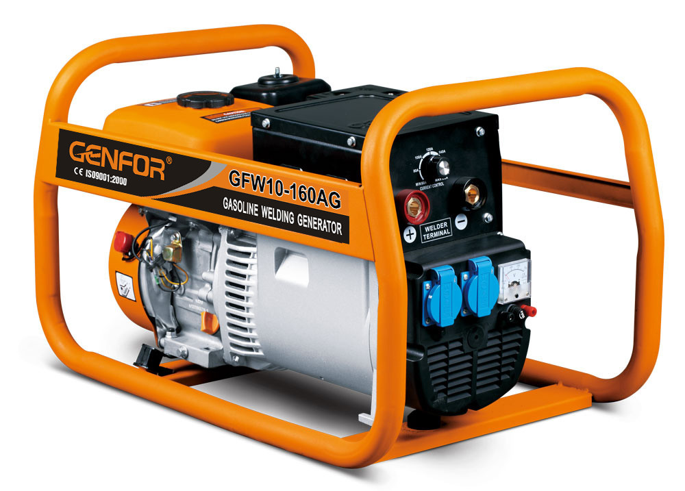 DC 19 - 26V Single Phase Generator , Welding Generator Set 8.0HP Max Output