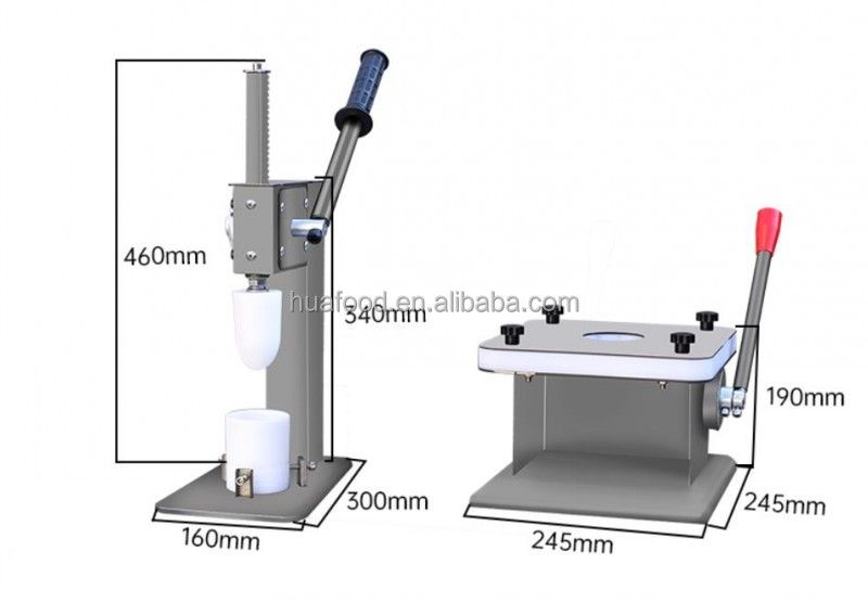 Semi Automatic Stainless Steel Table Top Model Pizza Soft Dough Divider And Rounder Machine