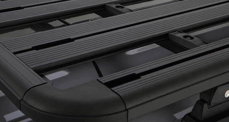 Black Aluminum Range Rover Roof Rack Storage Cargo Rack 1.2mX1m