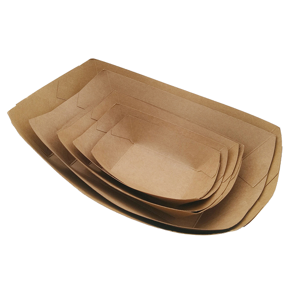 Paper boat tray paper food tray boat shape box
