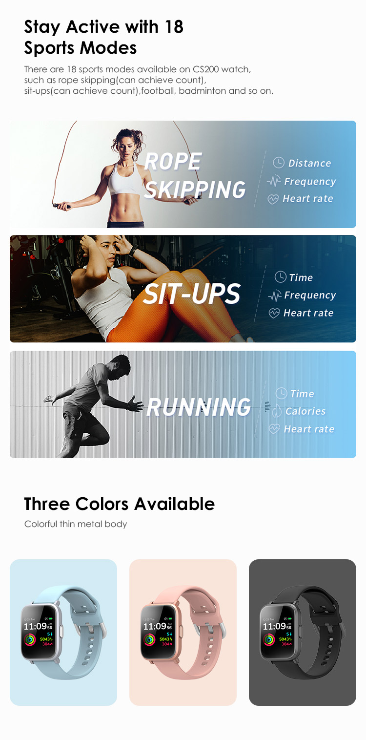 Rubber Band Bluetooth TFT Waterproof Sport Smart Watch