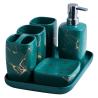 Buy cheap Custom Luxury Ceramics Bathroom Accessories , Marble Bathroom Sets For Home from wholesalers