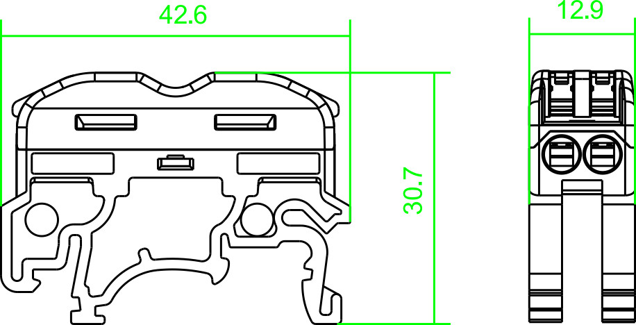 Replace UK Quick 32Amp Din Rail Terminal Blocks Without Screws