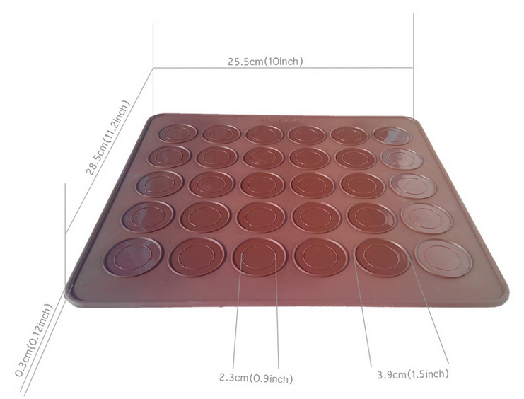 Silicone manufacturer Silicone Baking ware Silicone mat for Macarons SB-001