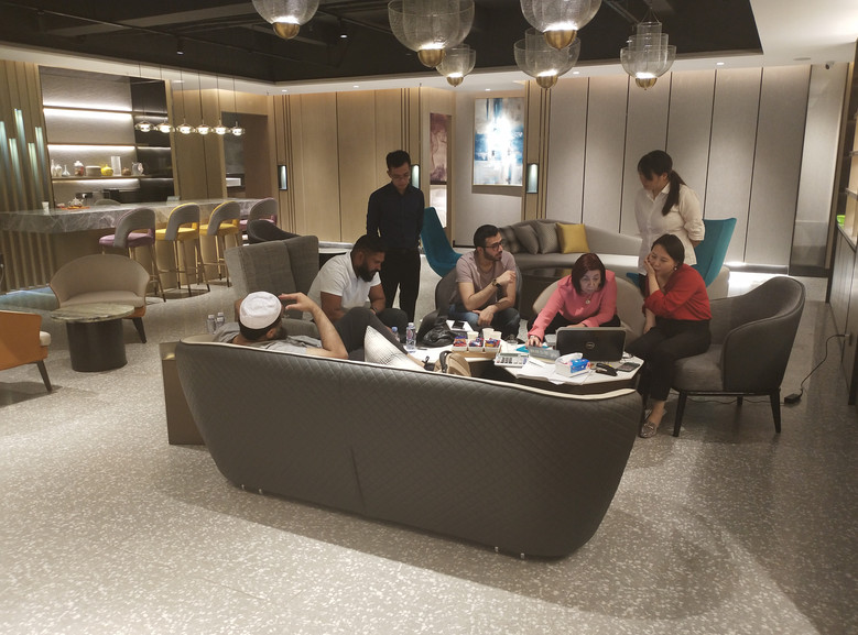 Acid Base Proof Five Star Hotel Furniture For Living Room