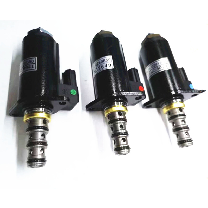 SK200-8 Hydraulic Pump Solenoid Valve YN35V00051F1 KWE5K-31/G24YB50