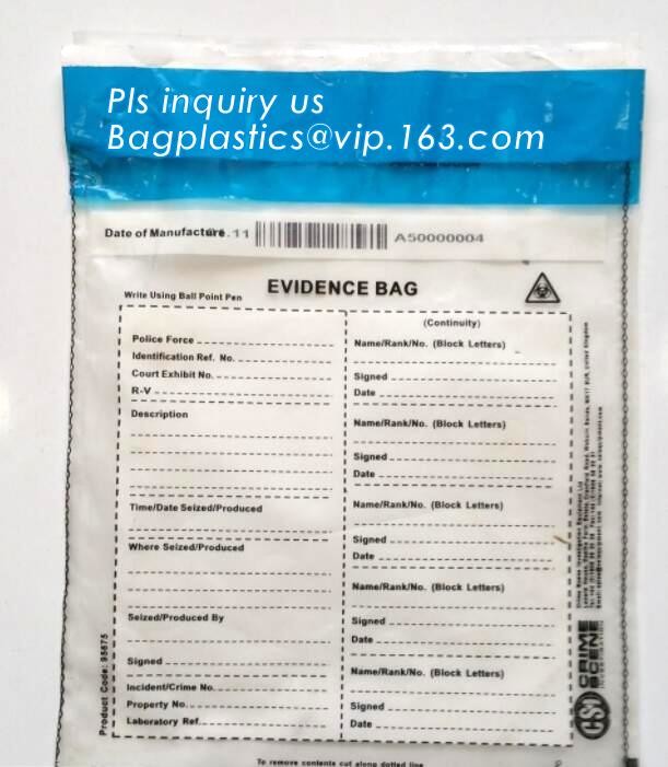 Security plastic bag with adhesive tape for cash, plastic money bag, Security Money Cash Bag For Airport/Bank and police