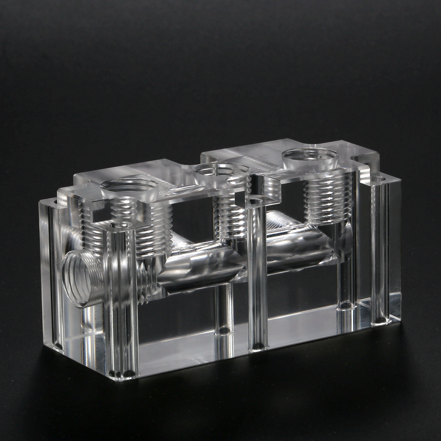 CNC Plastic PMMA Machining Rapid Prototyping Lightweight 0.01mm Tolerance