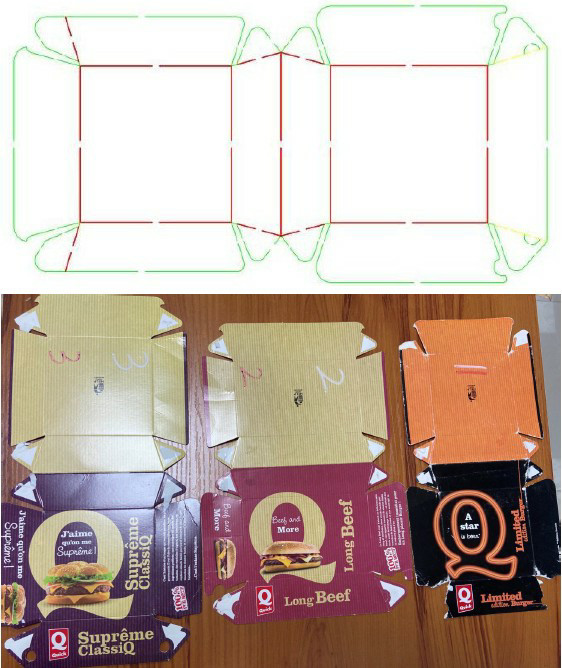 Meal Carton Cardboard Box Manufacturing Machine 220V 50Hz