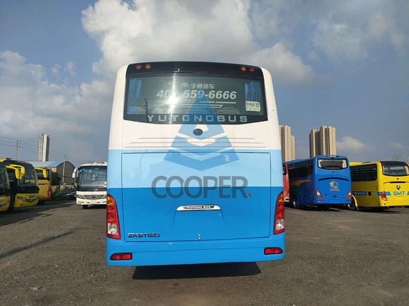 2014 Year 53 Seater Yutong Used Bus ZK6112D RHD Steering New Seat Air Conditioner