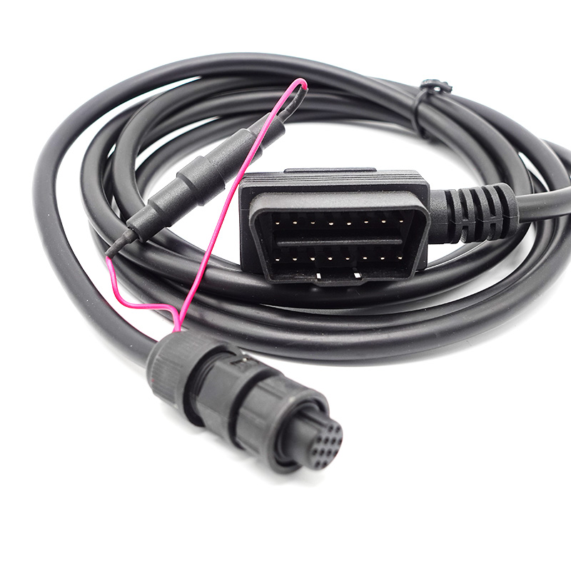 Cars OBD Cable Assembly With Waterproof Fuse And Multi Language Support