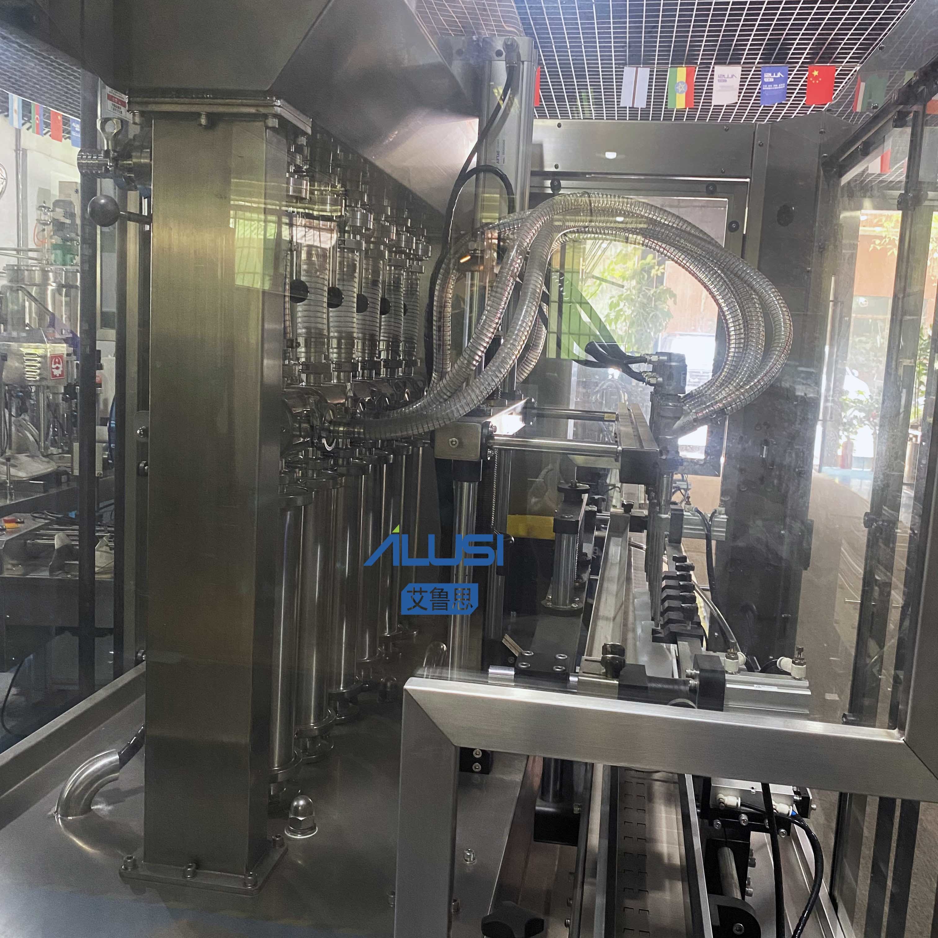 6 Heads Piston Pump Hand Sanitizer Filling Machine Line Shampoo Filling Machine