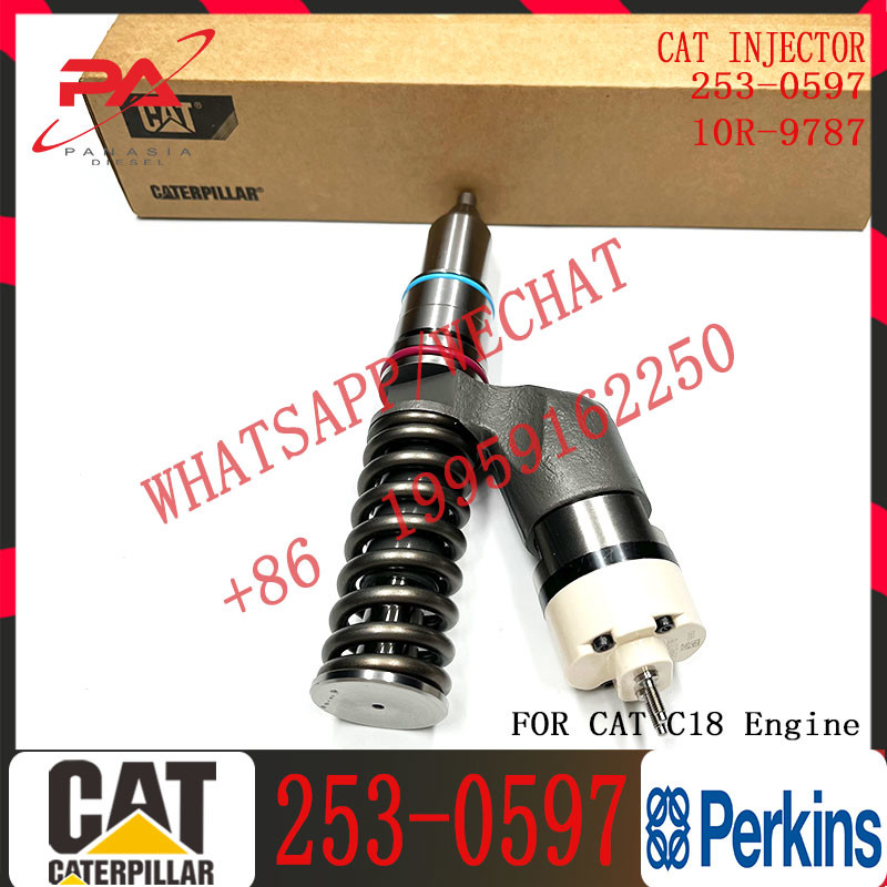 Diesel Fuel Injector 235-1403 253-0597 10R-9787 10R-7228 10R-2772 10R-7231 10R-7230 For Caterpillar C15 C18