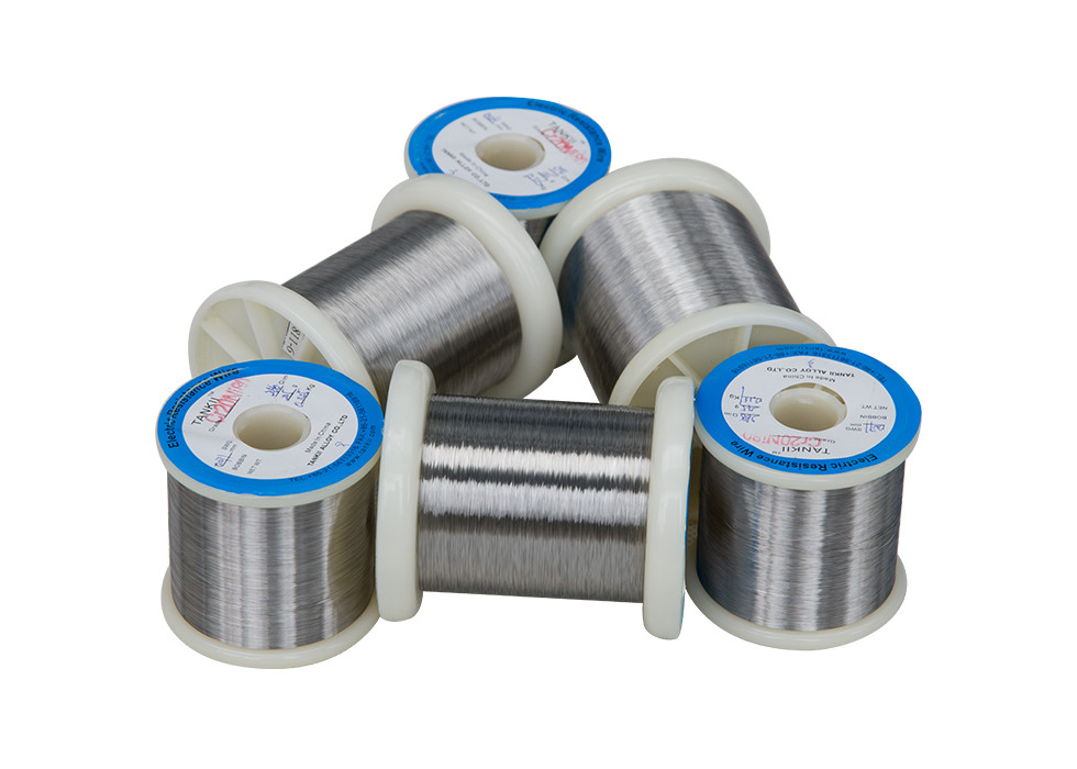 0.055mm Chromel A NiCr 80 / 20 Nicr Alloy For Heating Cables / Mats And Cords