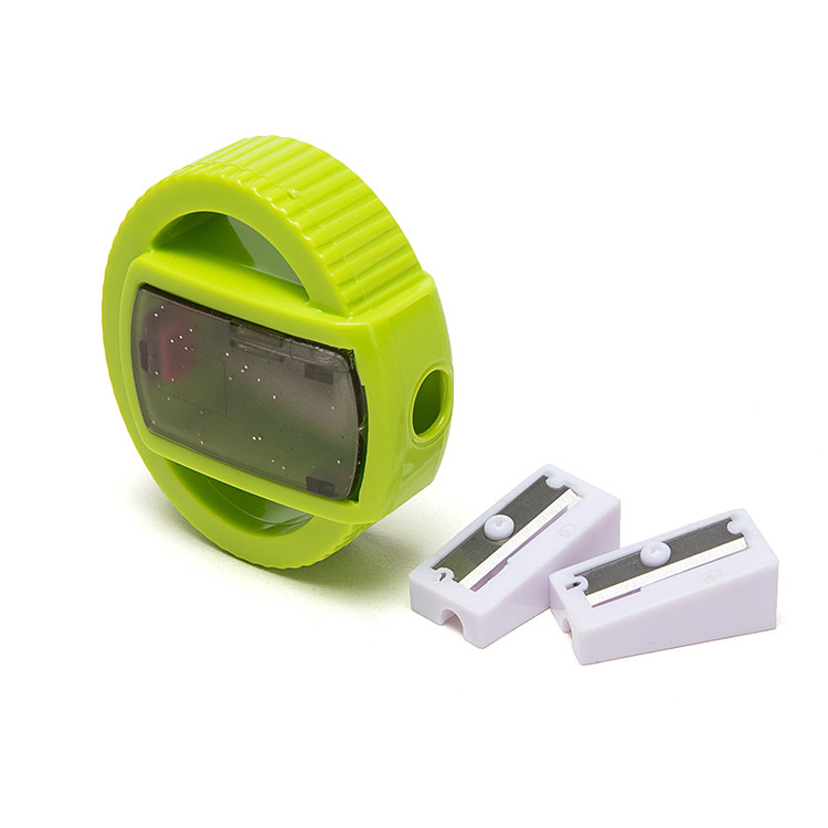 Spring Open Cute Pencil Sharpener Geometric Shape