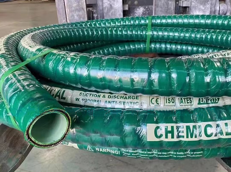 Corrugated Epdm Phosphoric Acid Hose for Chemical Discharge Delivery