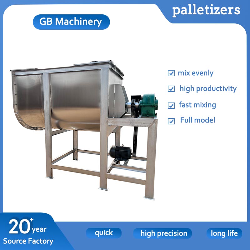 Gypsum Metal Powder Ribbon Blender 1000L-5000L Horizontal Mixers
