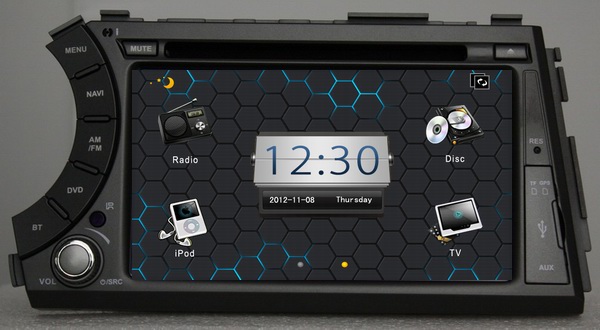 Car CD player for SsangYong Actyon sports 2005-2013 with bluetooth digital TV OCB-7066