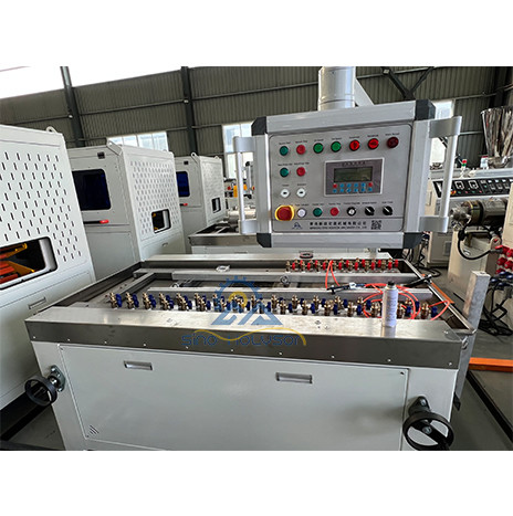 38CrMoAl Twin Screw Extruder HSJZ-55/128 PVC Wall Panel Extrusion Line / Panel Manufacture Machinery