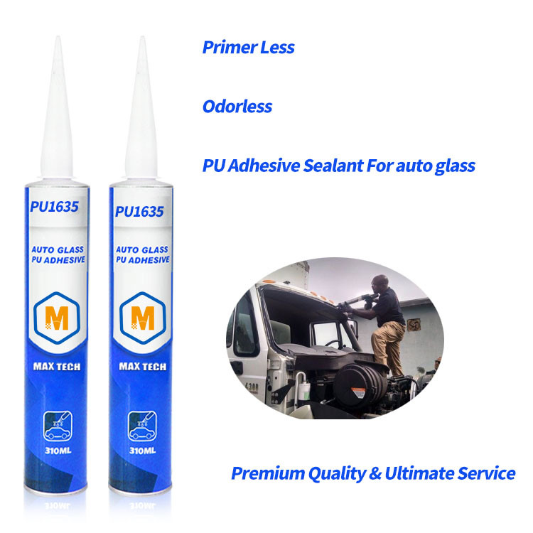 High Viscosity Primer-less Odorless Auto Glass Windshield Glue PU Automotive Adhesive Sealant for Aftermarket Auto Fix