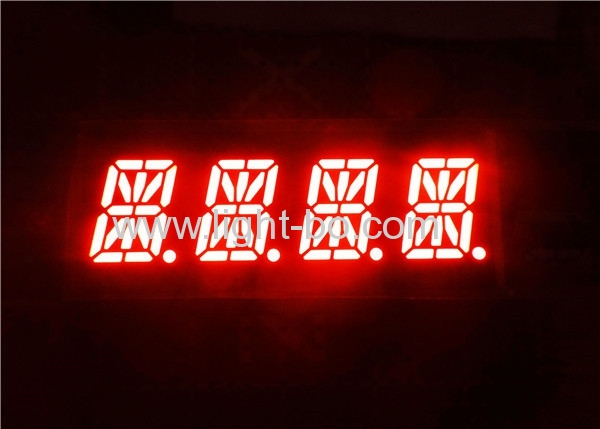 4 Digit 16 Segment Led Display 0.39 Inch Common Cathode For Temperature Humidity Indicator